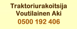 Traktoriurakoitsija Voutilainen Aki logo